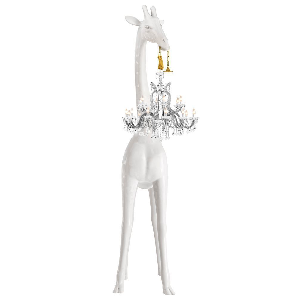 [product_category]-Qeeboo Giraffe In Love Indoor Floor Lamp H 4m, White-Qeeboo-8052049054928-19002WH-QEE-2