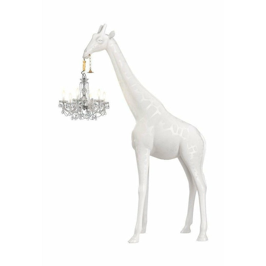 [product_category]-Qeeboo Giraffe In Love Outdoor Floor Lamp H 2.65m, White-Qeeboo-8052049056250-19004WH-QEE-1