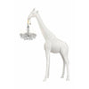  Giraffe In Love Outdoor Floor Lamp H 2.65m White