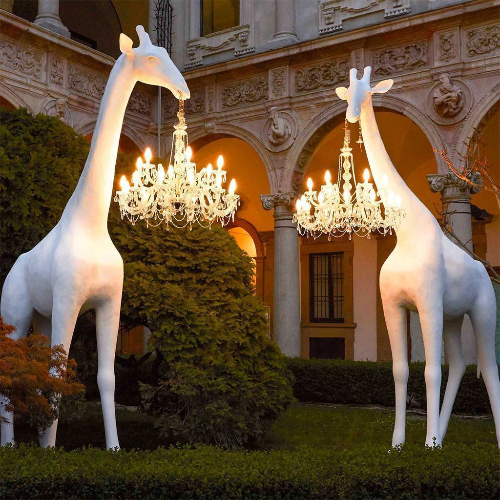 [product_category]-Qeeboo Giraffe In Love Outdoor Floor Lamp H 4m, White-Qeeboo-8052049054775-19001WH-QEE-5