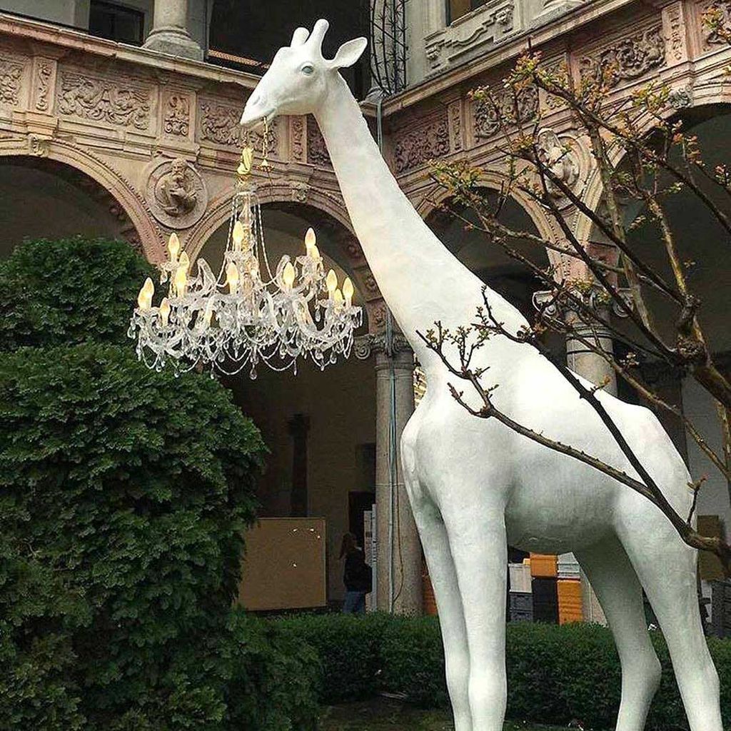 [product_category]-Qeeboo Giraffe In Love Outdoor Floor Lamp H 4m, White-Qeeboo-8052049054775-19001WH-QEE-8