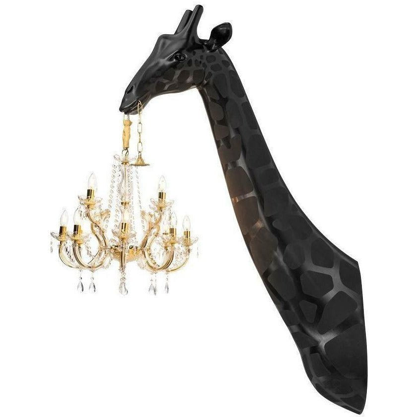 [product_category]-Qeeboo Giraffe In Love Wall Lamp H 1.73m, Black-Qeeboo-8052049055000-29003BL-QEE-1