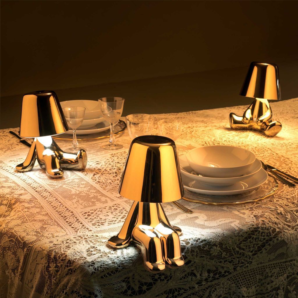 [product_category]-Qeeboo Golden Brothers Table Lamp By Stefano Giovannoni, Bob-Qeeboo-8052049057301-43001BB-QEE-8