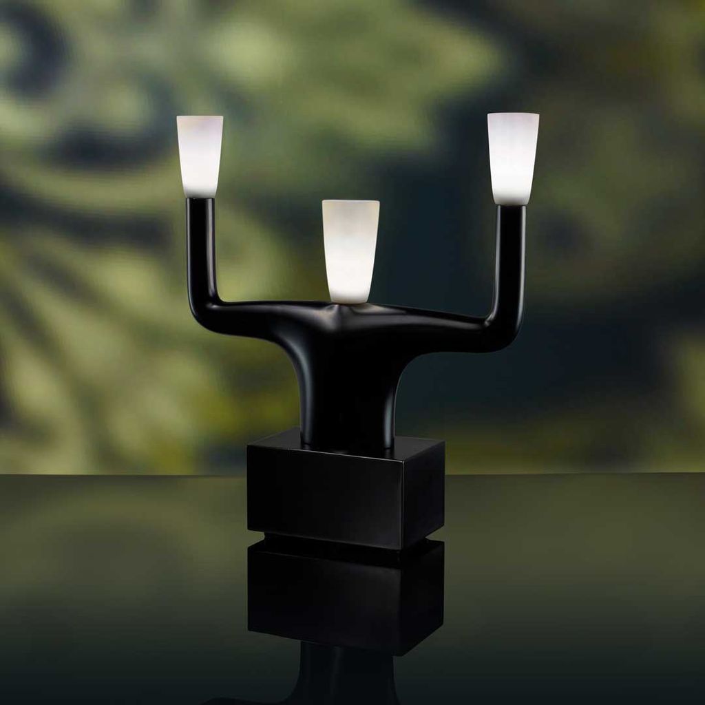 [product_category]-Qeeboo Guru Table Lamp By Andrea Branzi, Black-Qeeboo-8052049051408-13001-QEE-4