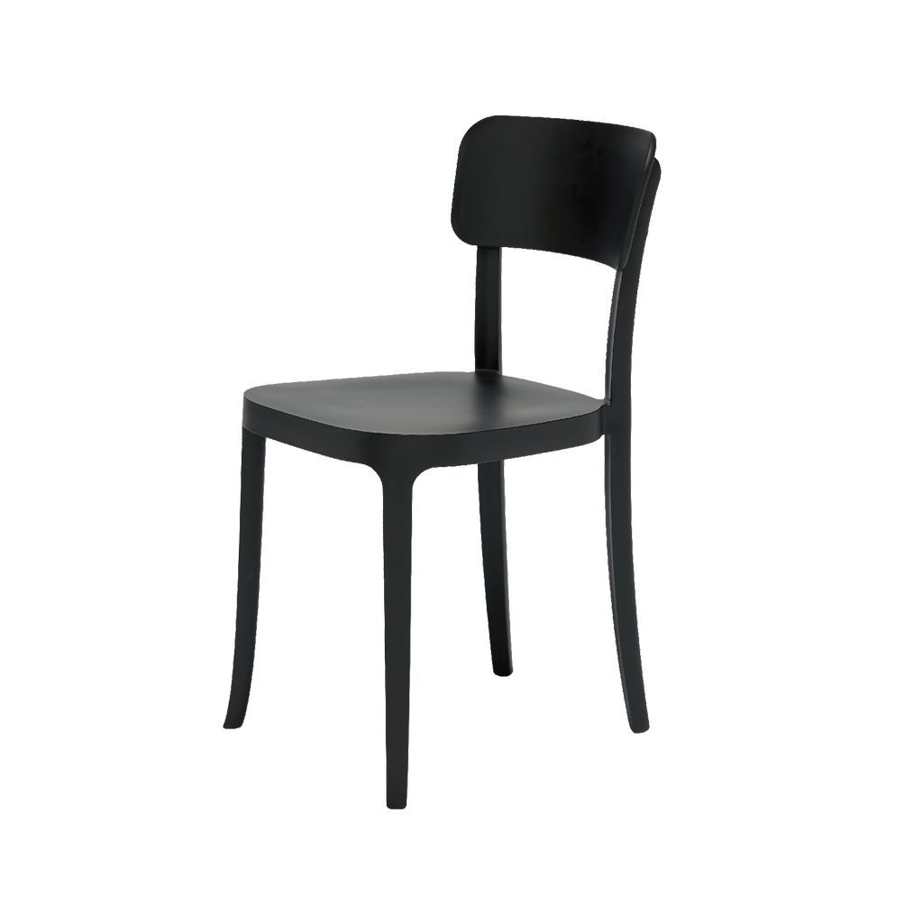 [product_category]-Qeeboo K Chair By Stefano Giovannoni Set Of 2, Black-Qeeboo-8052049051613-14001BL-QEE-2