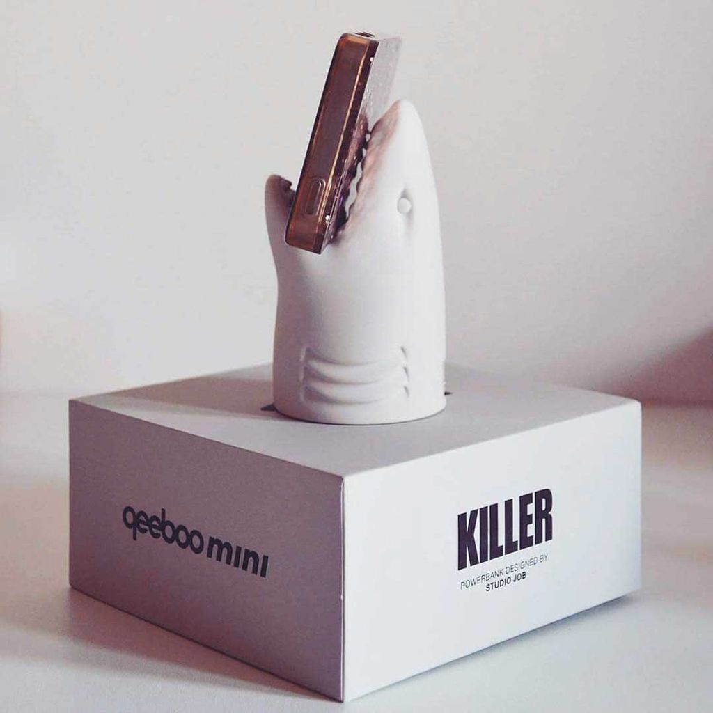[product_category]-Qeeboo Killer Mini Portable Charger, Pink-Qeeboo-8052049053310-40008PIX5-QEE-2