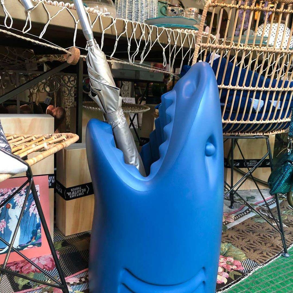 [product_category]-Qeeboo Killer Umbrella Stand By Studio Job, Blue Denim-Qeeboo-8052049050685-40001BD-QEE-9