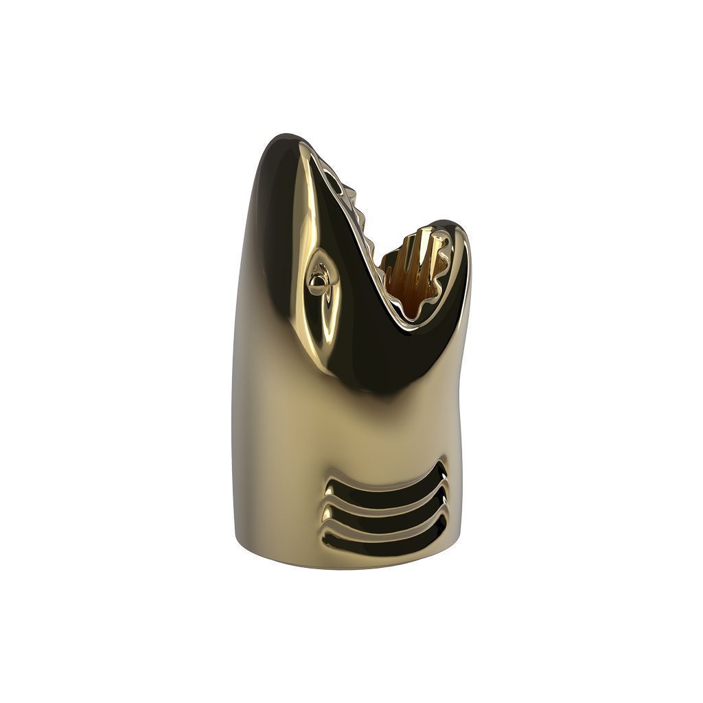 [product_category]-Qeeboo Killer Umbrella Stand Metal Finish By Studio Job, Gold-Qeeboo-8052049050739-40003GO-M-QEE-2
