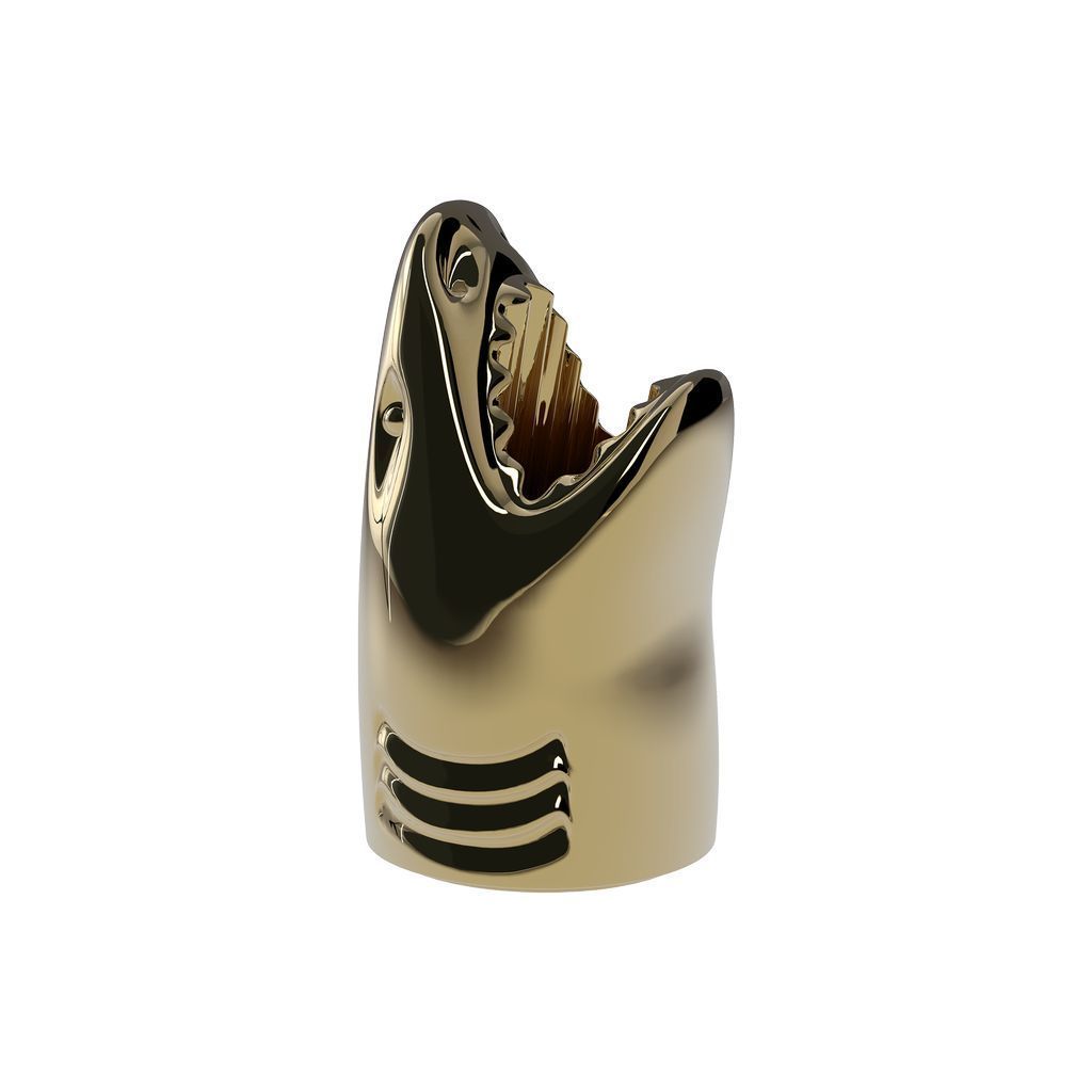 [product_category]-Qeeboo Killer Umbrella Stand Metal Finish By Studio Job, Gold-Qeeboo-8052049050739-40003GO-M-QEE-3