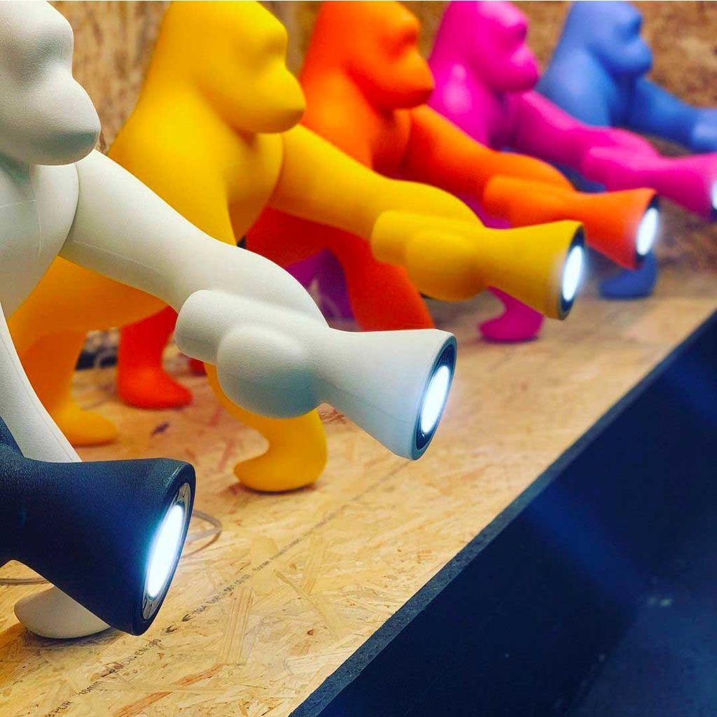 [product_category]-Qeeboo Kong Table Lamp By Stefano Giovannoni Xs, Yellow-Qeeboo-8052049053839-10002YE-QEE-7