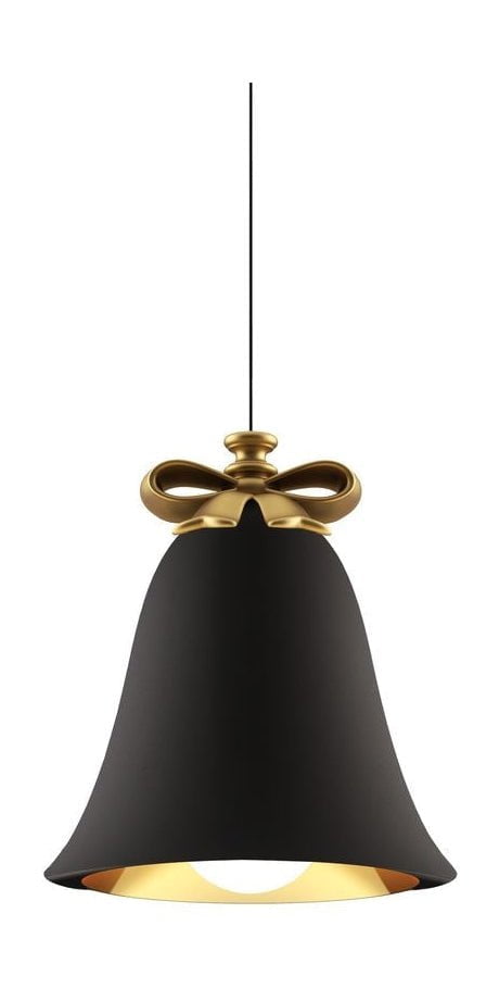 [product_category]-Qeeboo Mabelle M Pendant, Black/Gold-Qeeboo-8052049058629-39003BL-QEE-1