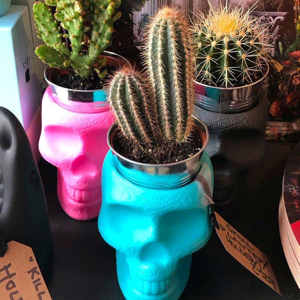 [product_category]-Qeeboo Mexico Planter And Pen Holder Xs, Bright Pink-Qeeboo-8052049055079-70010BP-QEE-6