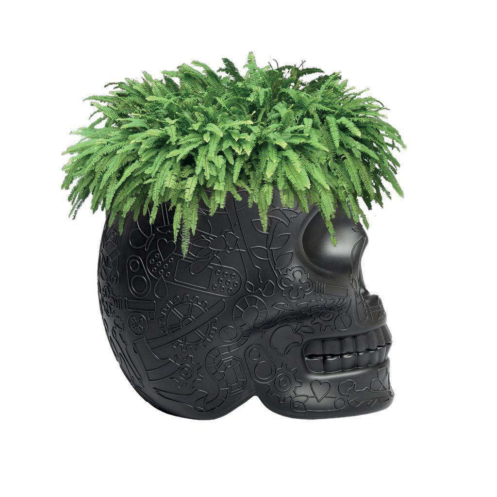 [product_category]-Qeeboo Mexico Planter/Champagne Cooler, Black-Qeeboo-8052049051132-70007BL-QEE-3