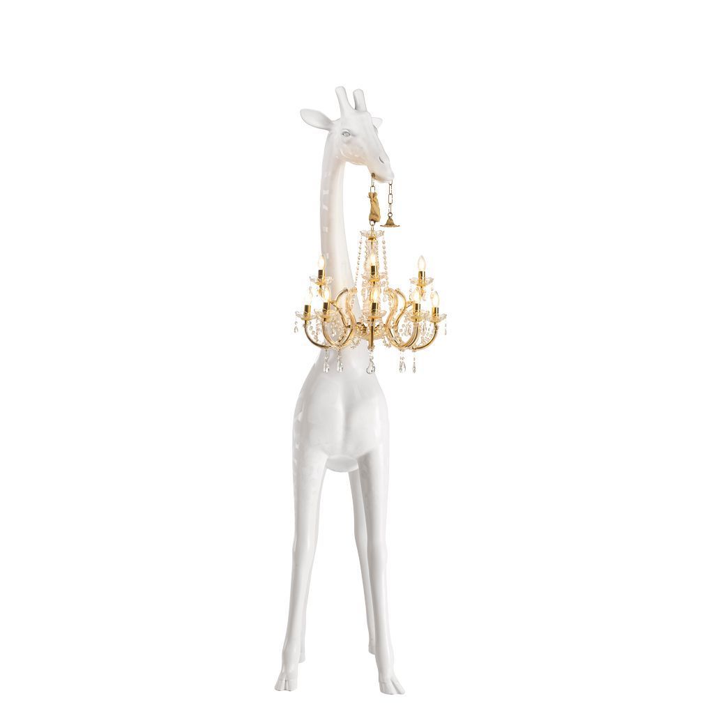 [product_category]-Qeeboo New Giraffe In Love Floor Lamp M H 2.65m, White-Qeeboo-8052049055888-19003WH-Z-QEE-2