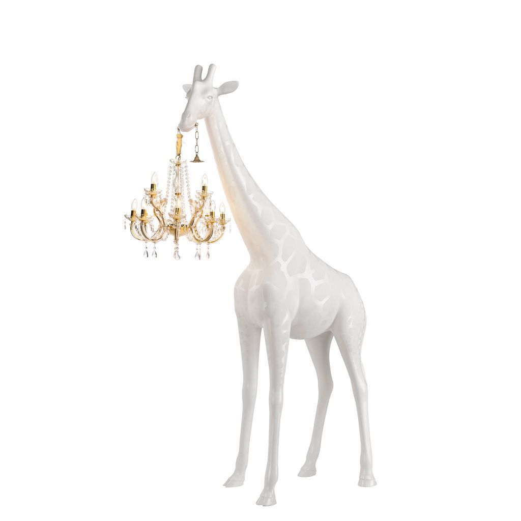 [product_category]-Qeeboo New Giraffe In Love Floor Lamp M H 2.65m, White-Qeeboo-8052049055888-19003WH-Z-QEE-3