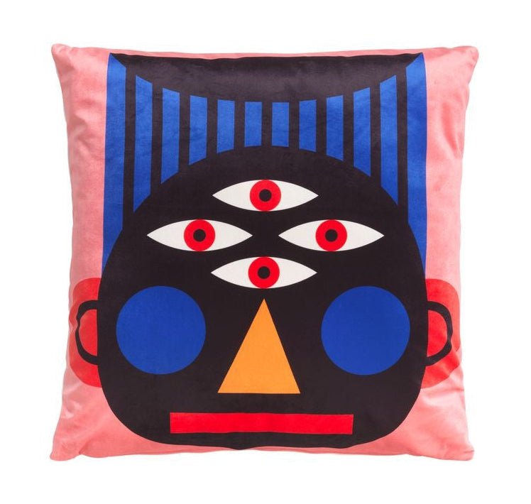 [product_category]-Qeeboo Oggian Cushion 45x45 Cm, Face-Qeeboo-8052049057011-48001FA-QEE-1