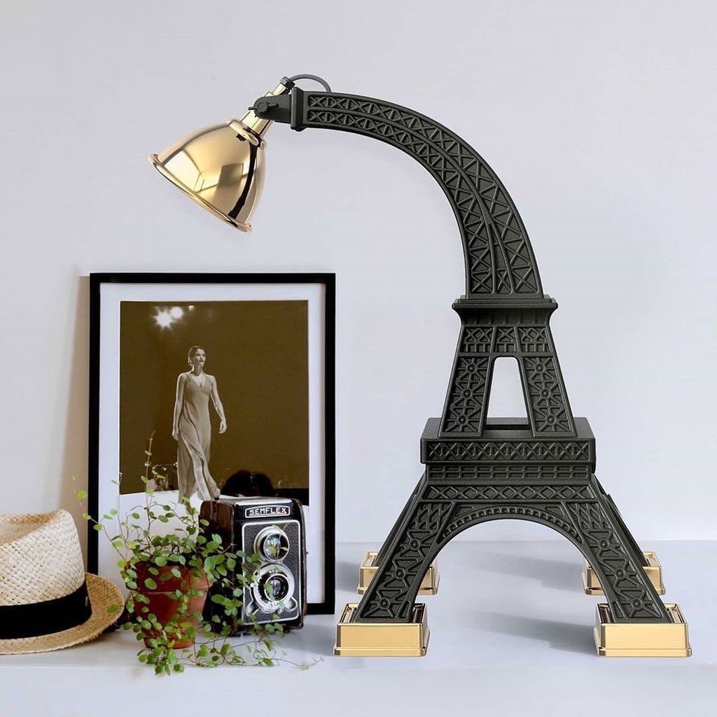 [product_category]-Qeeboo Paris Table Lamps By Studio Job M, Black-Qeeboo-8052049055352-33001BL-QEE-3