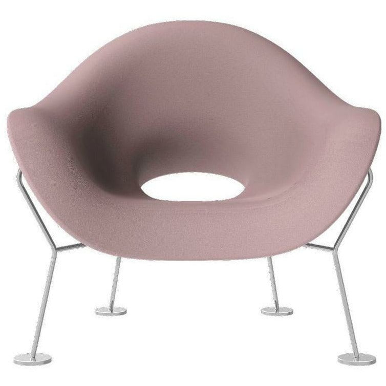 [product_category]-Qeeboo Pupa Armchair Chrome Frame Indoor, Pink-Qeeboo-8052049053846-60001PI-CR-QEE-1