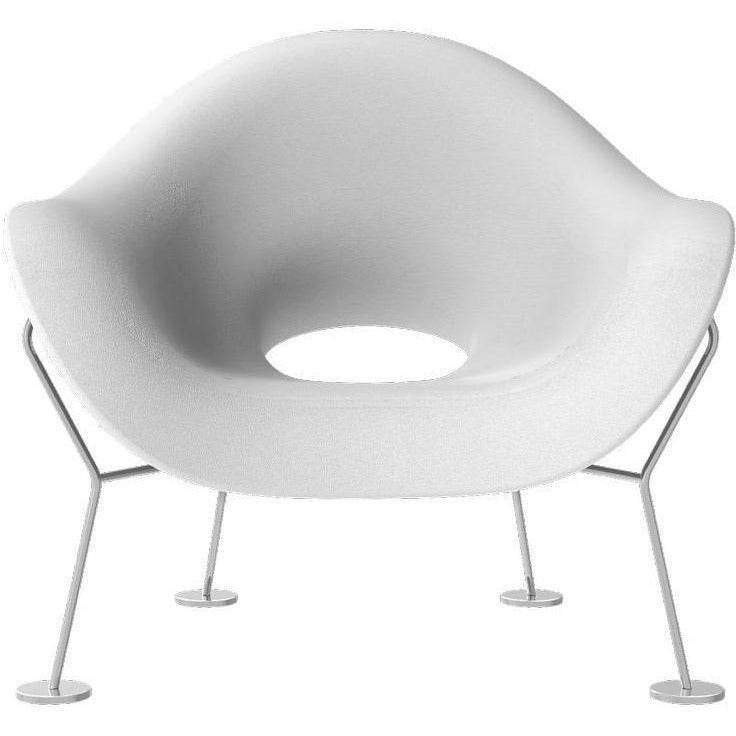 [product_category]-Qeeboo Pupa Armchair Chrome Frame Indoor, White-Qeeboo-8052049050524-60001WH-CR-QEE-1