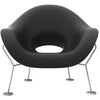 Qeeboo Pupa Armchair Powder Coat Outdoor, Black