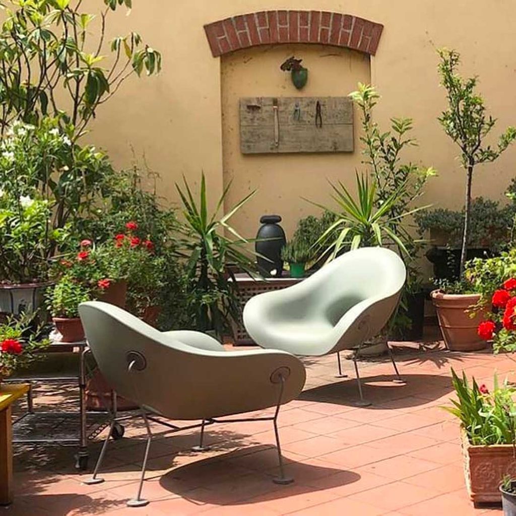 [product_category]-Qeeboo Pupa Armchair Powder Coat Outdoor, Black-Qeeboo-8052049050579-60001BL-PC-QEE-4