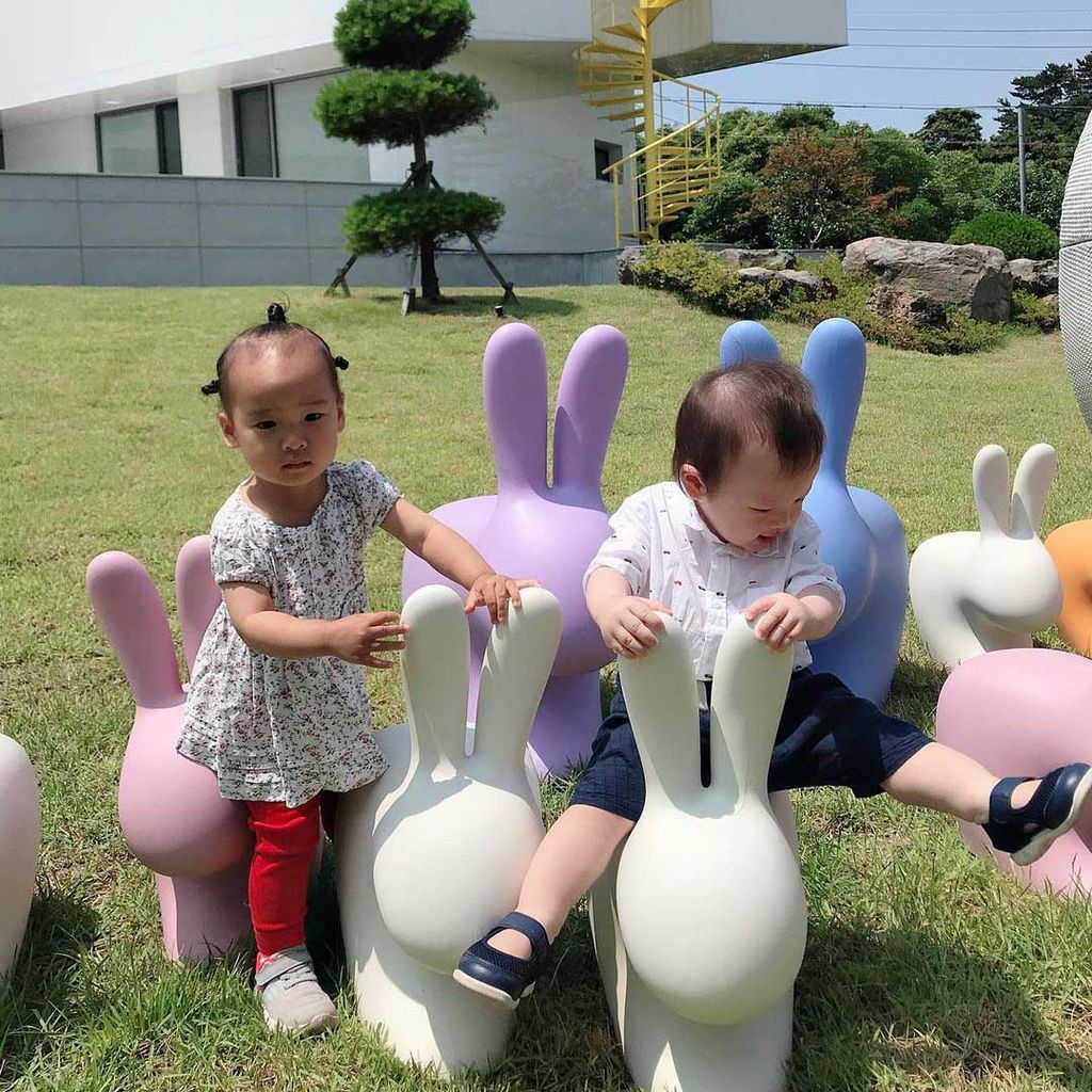 [product_category]-Qeeboo Rabbit Baby Chair, Grey-Qeeboo-8052049050050-90001GY-QEE-5