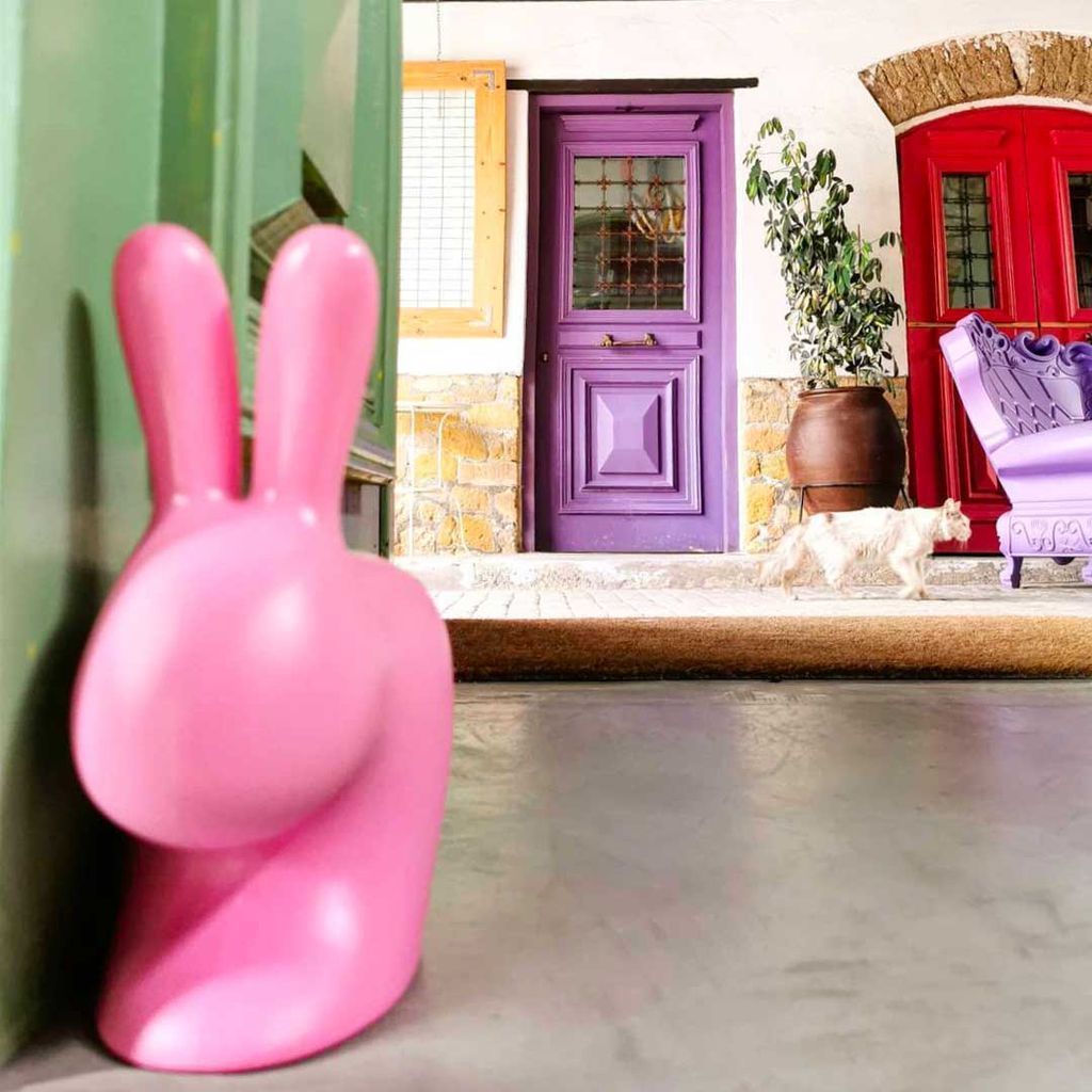 [product_category]-Qeeboo Rabbit Doorstop Xs, Fuxia-Qeeboo-8052049054249-90007FX-QEE-5