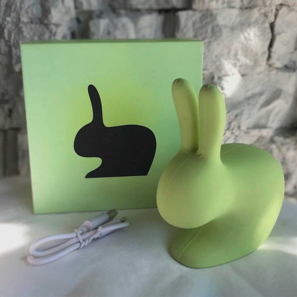 [product_category]-Qeeboo Rabbit Mini Portable Charger, Blue-Qeeboo-8052049053389-90008LBX5-QEE-3