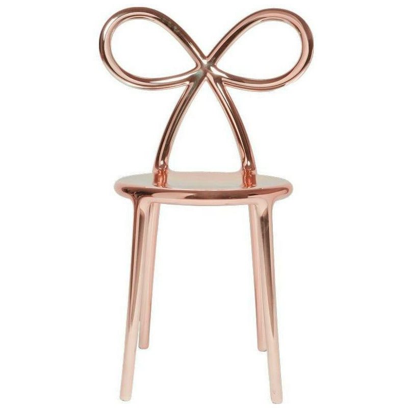 [product_category]-Qeeboo Ribbon Chair Metal Finish By Nika Zupanc, Pink Gold-Qeeboo-8052049051736-80002PG-S-QEE-1