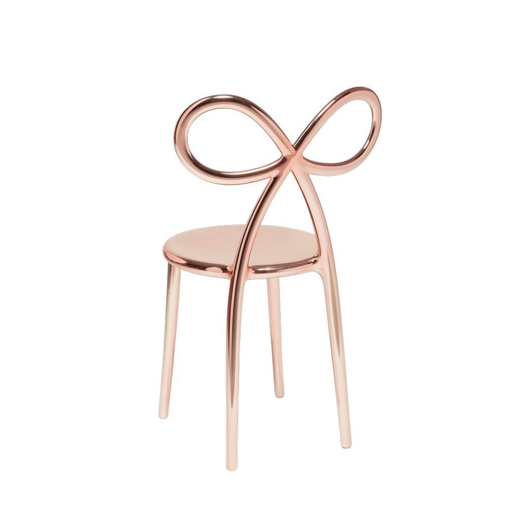 [product_category]-Qeeboo Ribbon Chair Metal Finish By Nika Zupanc, Pink Gold-Qeeboo-8052049051736-80002PG-S-QEE-3