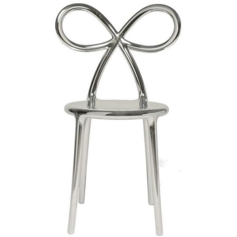 [product_category]-Qeeboo Ribbon Chair Metal Finish By Nika Zupanc, Silver-Qeeboo-8052049051750-80002SI-S-QEE-1
