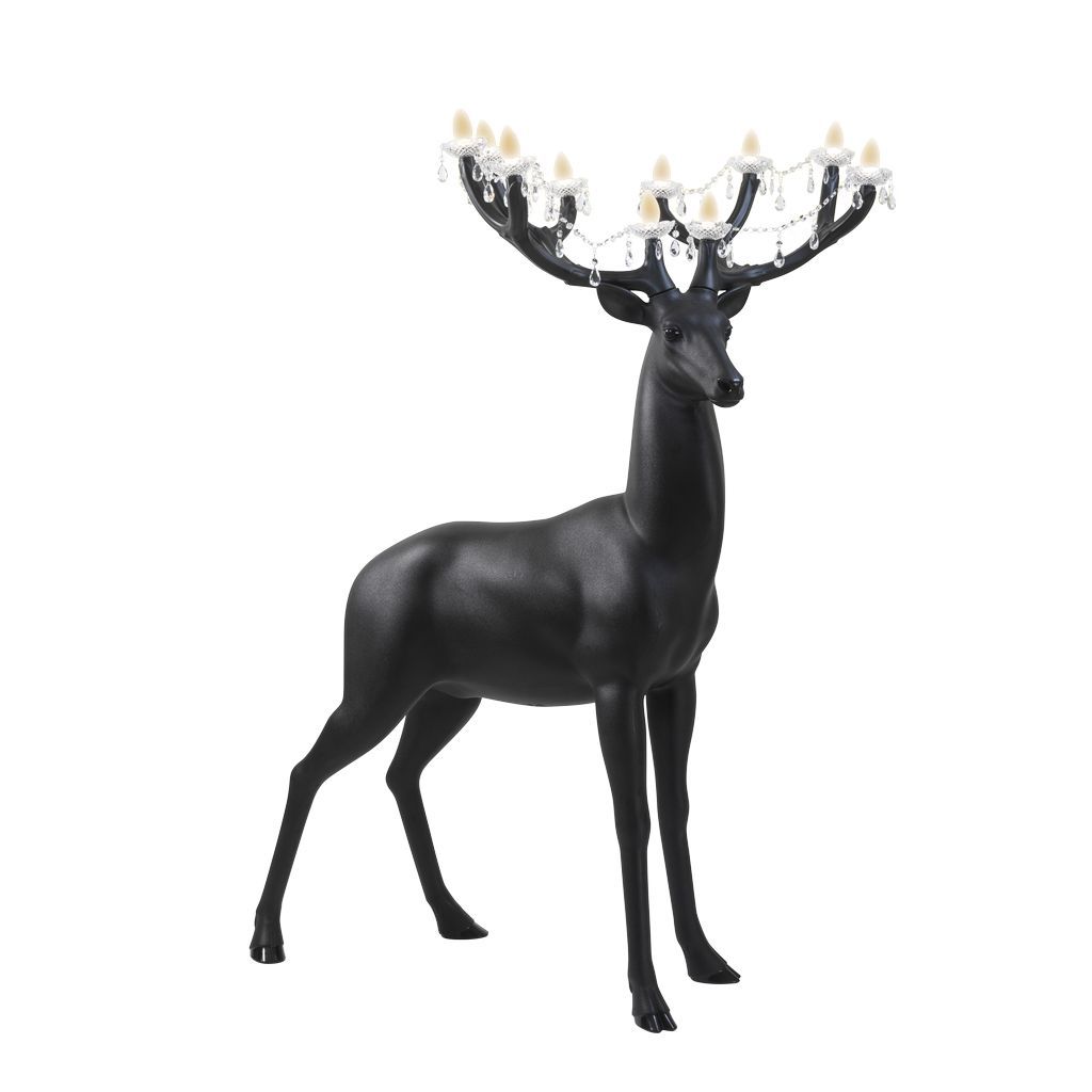 [product_category]-Qeeboo Sherwood Floor Lamp By Marcantonio H 2m, Black-Qeeboo-8052049056236-38001BL-QEE-2