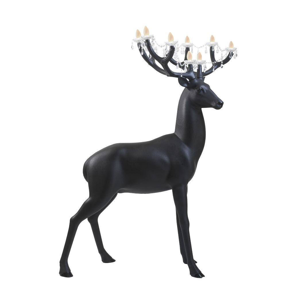 [product_category]-Qeeboo Sherwood Floor Lamp By Marcantonio H 2m, Black-Qeeboo-8052049056236-38001BL-QEE-3