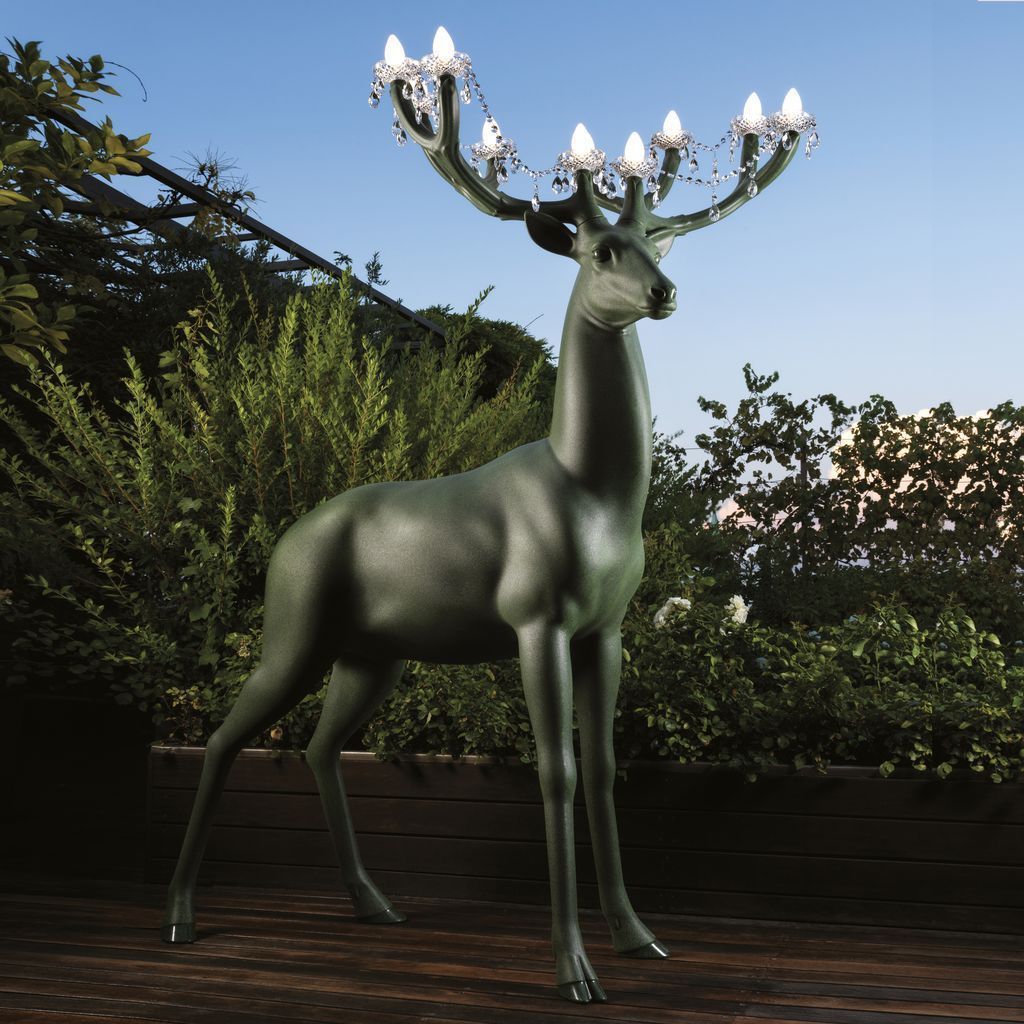 [product_category]-Qeeboo Sherwood Floor Lamp By Marcantonio H 2m, Deep Forest-Qeeboo-8052049056410-38001DF-QEE-6
