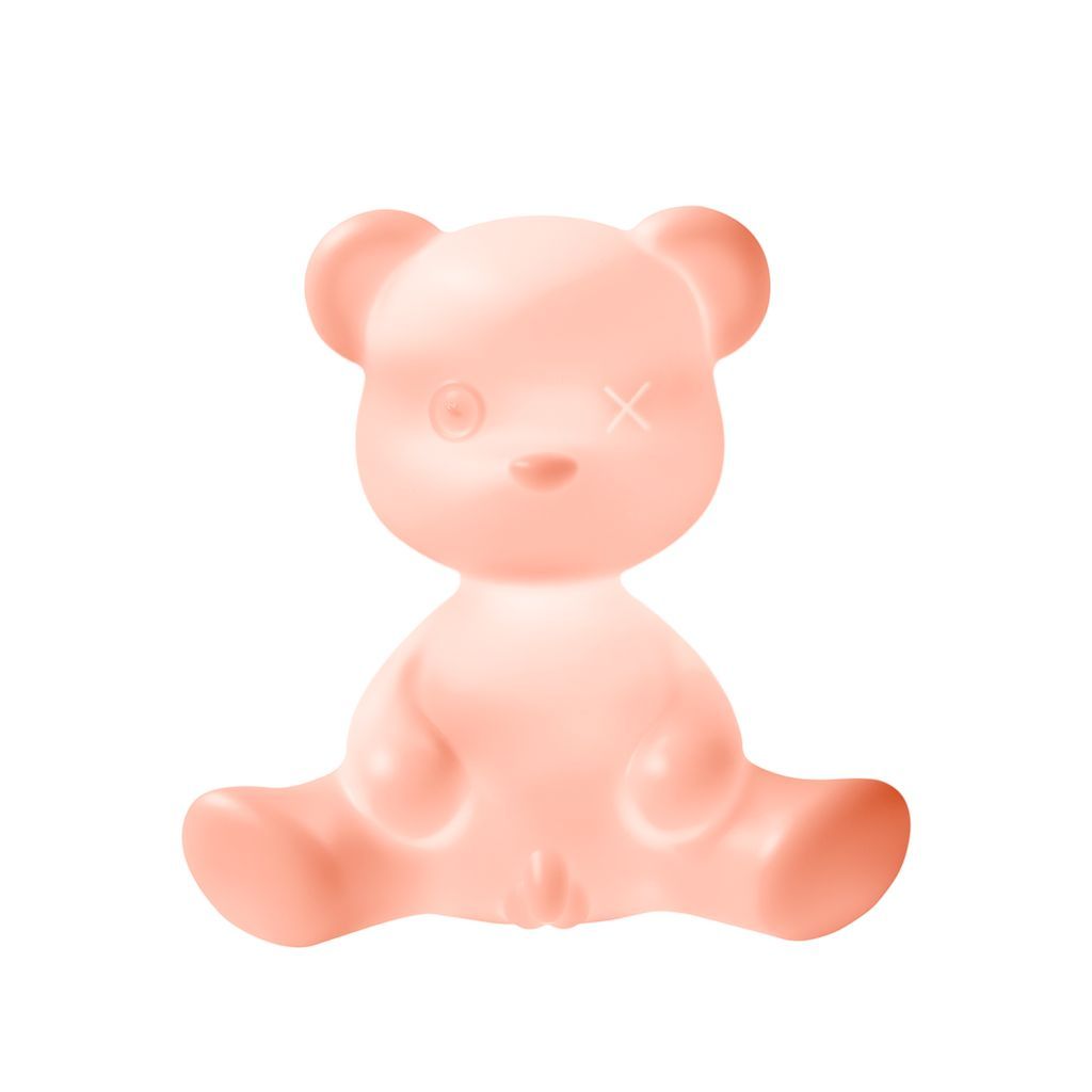 [product_category]-Qeeboo Teddy Boy Table Lamp With Cable, Pink-Qeeboo-8052049054423-24001BP-QEE-2