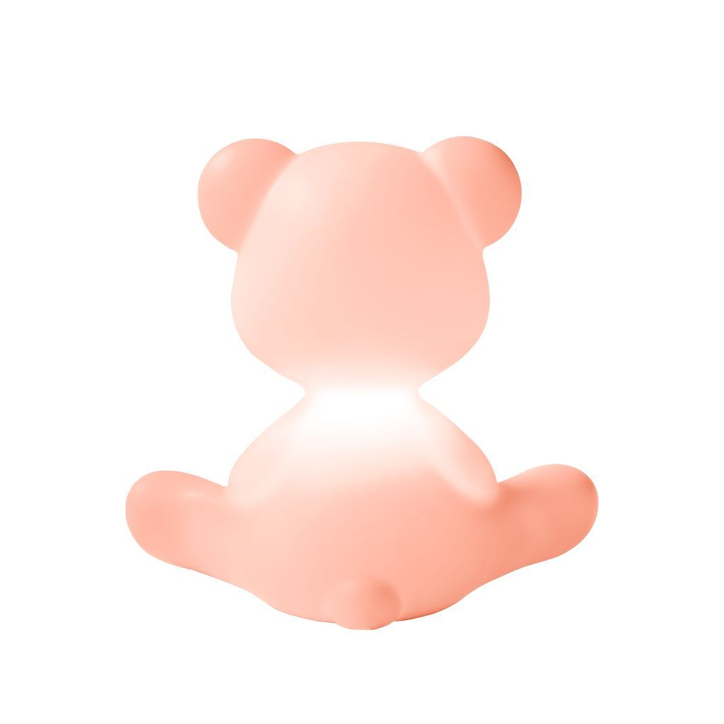 [product_category]-Qeeboo Teddy Boy Table Lamp With Cable, Pink-Qeeboo-8052049054423-24001BP-QEE-4