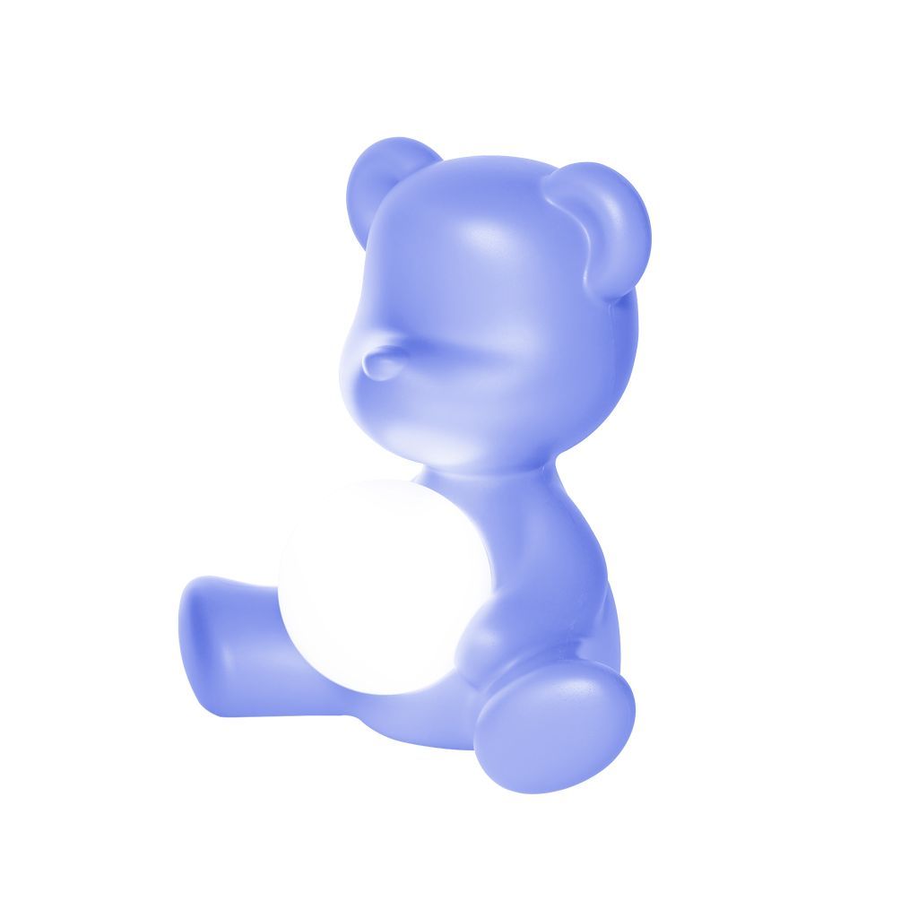 [product_category]-Qeeboo Teddy Girl Led Rechargeable Table Lamp, Light Blue-Qeeboo-8052049054478-25001LB-QEE-3