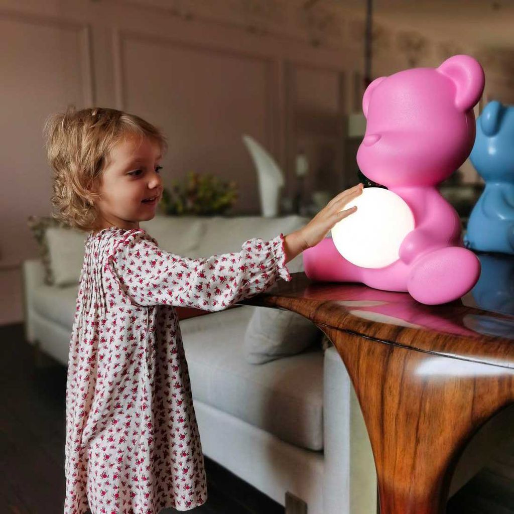 [product_category]-Qeeboo Teddy Girl Led Rechargeable Table Lamp, Lime-Qeeboo-8052049054362-25001LE-QEE-10