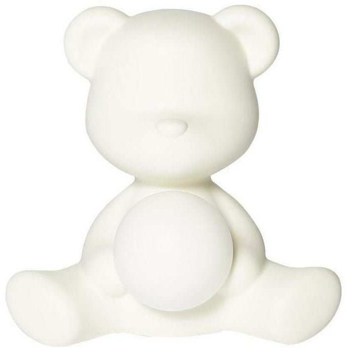 [product_category]-Qeeboo Teddy Girl Led Rechargeable Table Lamp, White-Qeeboo-8052049054065-25001WH-QEE-1