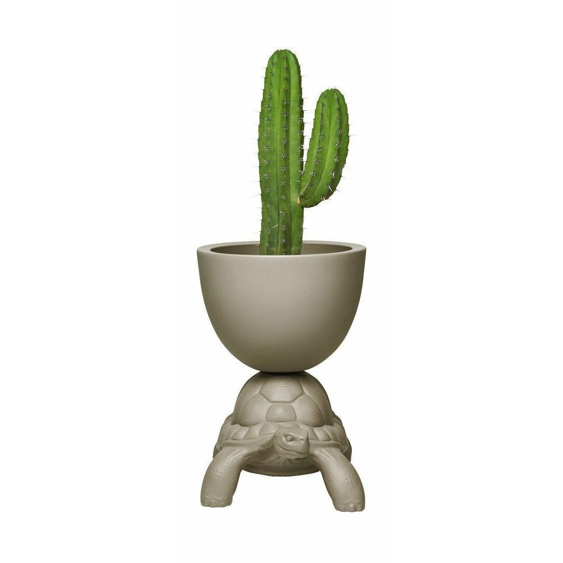 [product_category]-Qeeboo Turtle Carry Flowerpot And Champagne Cooler, Grey-Qeeboo-8052049055659-36004DG-QEE-1