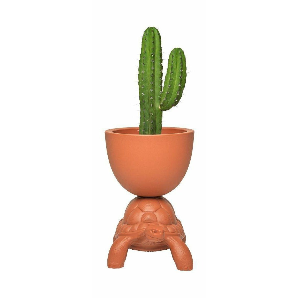 [product_category]-Qeeboo Turtle Carry Flowerpot And Champagne Cooler, Terracotta-Qeeboo-8052049055802-36004TE-QEE-1