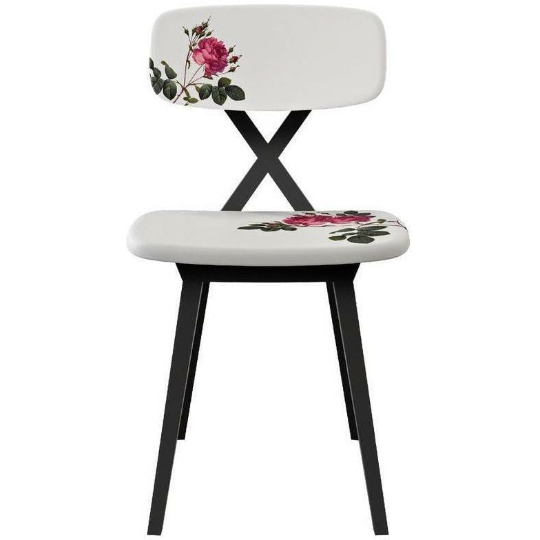[product_category]-Qeeboo X Chair Upholstered Flowers Set Of 2-Qeeboo-8052049055246-16002FL-B-QEE-1