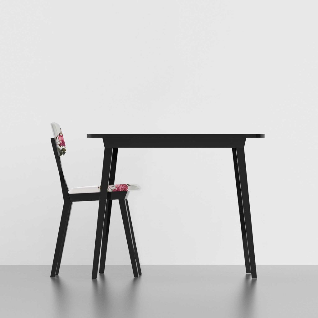 [product_category]-Qeeboo X Table By Nike Zupanc L90 Cm, Black-Qeeboo-8052049051873-16005SQ-QEE-3