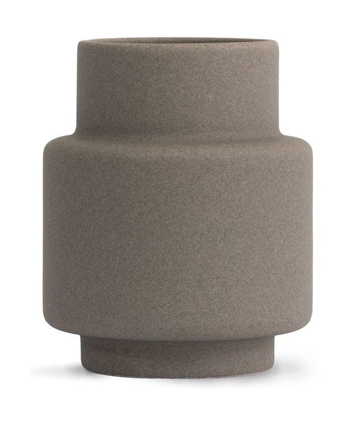[product_category]-Ro Collection Hurricane Ceramic Vase Medium, Dark Stone-Ro Collection-5712129036666-RD1143-039-G-ROC-1