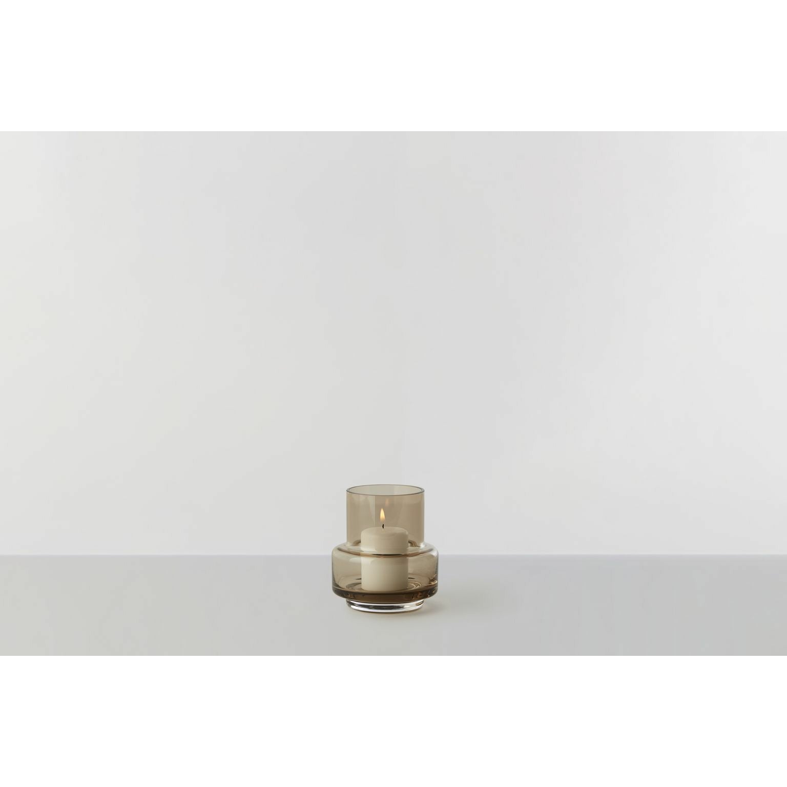 [product_category]-Ro Collection Hurricane No. 25 Tealight Holder, Sepia Brown-Ro Collection-5712129026261-RD1031-028-ROC-2