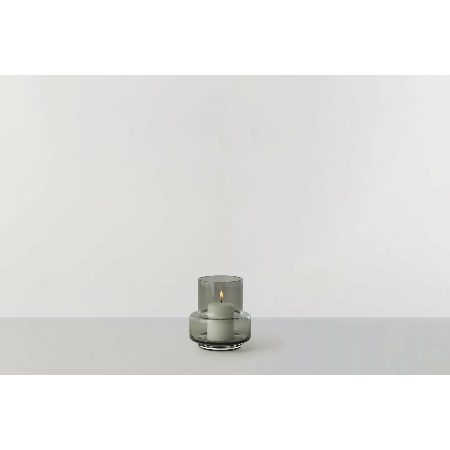 [product_category]-Ro Collection Hurricane No. 25 Tealight Holder, Smoked Grey-Ro Collection-5712129015357-RD1031-004-ROC-2