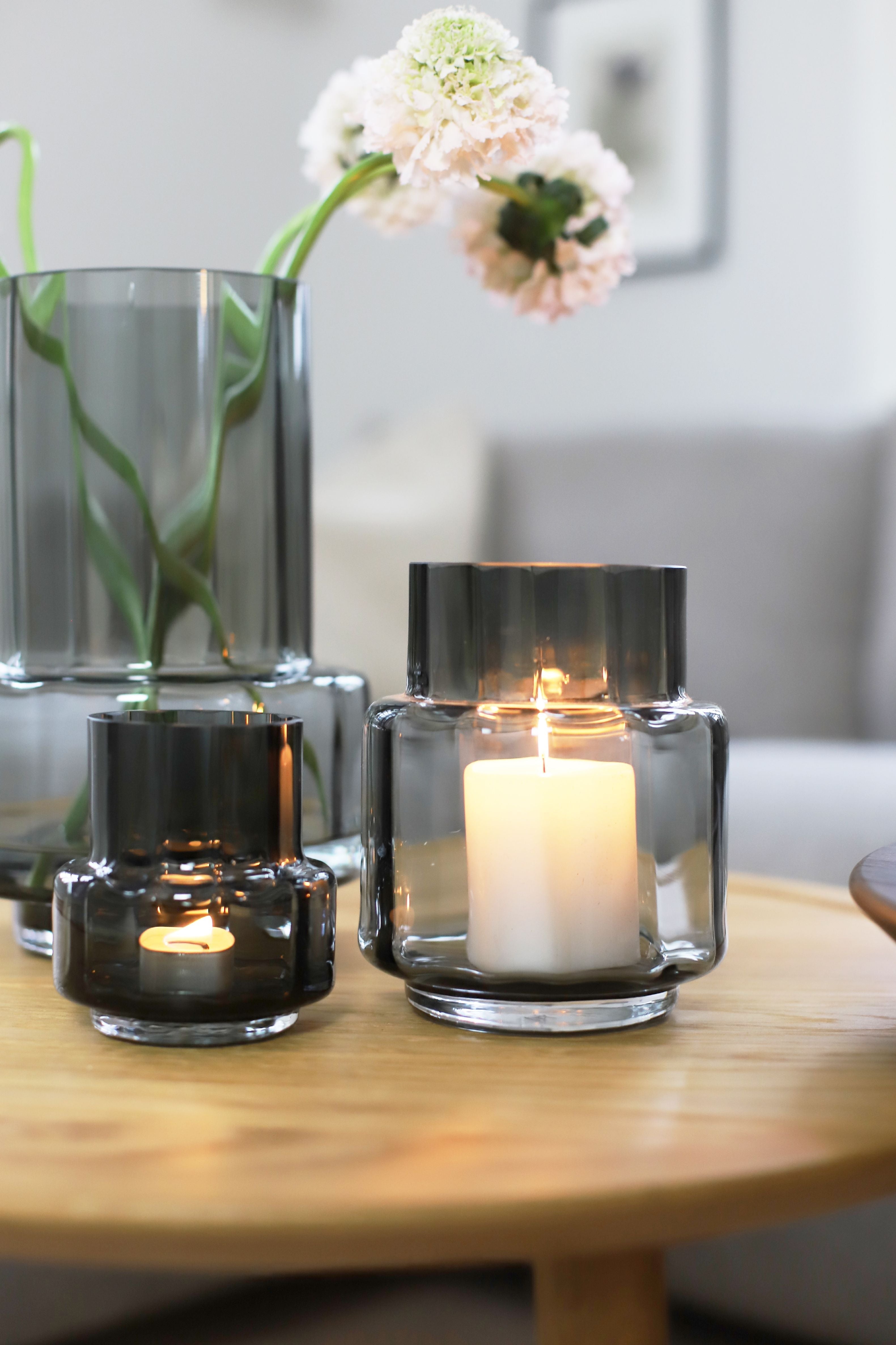 [product_category]-Ro Collection Hurricane Reflections Tealight No. 25, Smoked Grey-Ro Collection-5712129037342-RD1148-004-G-ROC-3