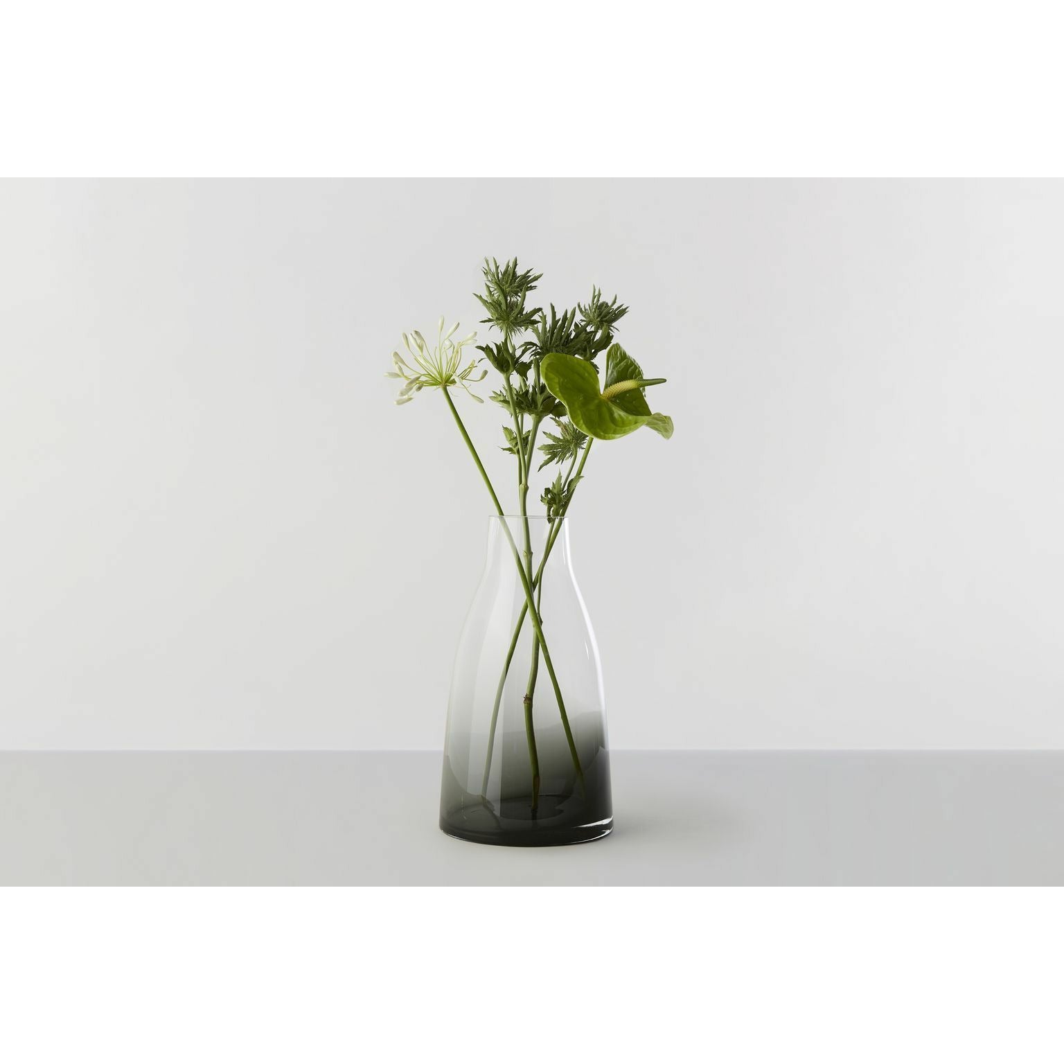 [product_category]-Ro Collection No. 3 Flower Vase øxh 19 X34, Smoked Grey-Ro Collection-5712129003309-RD1002-004-ROC-2