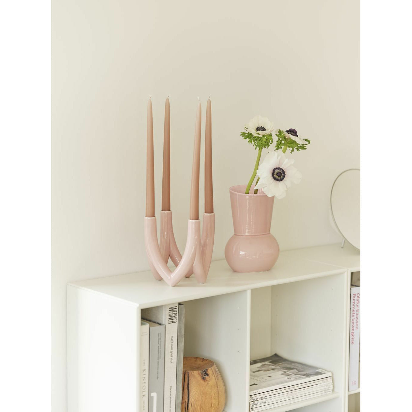 Ro Collection No. 66 Oval Vase, Pink