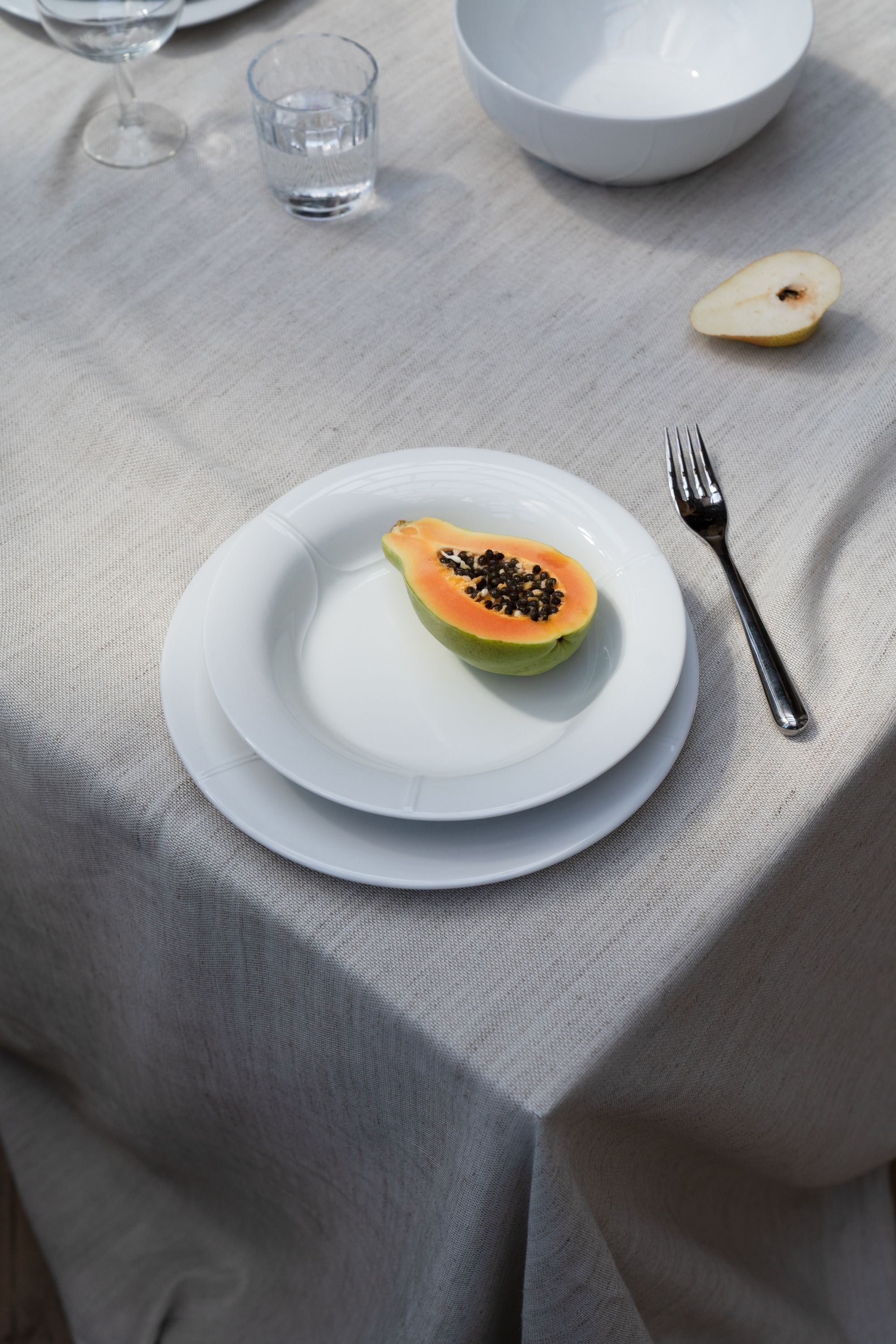 [product_category]-Rörstrand Pli Blanc Serving Bowl, 1.9 L-Rörstrand-7320062103086-1051745-ROR-7